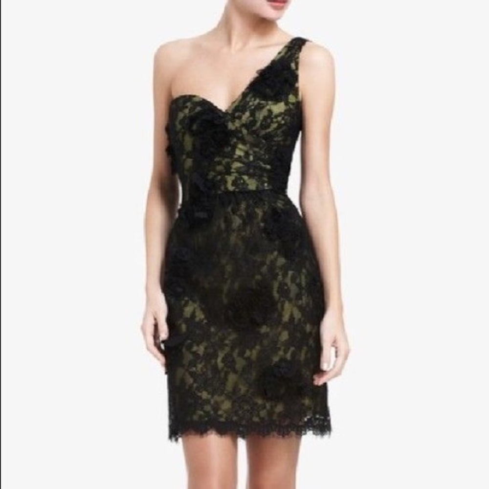 BCBG Black lace dress